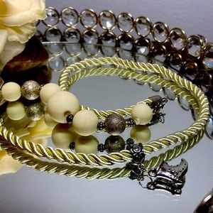 Necklace with shoe pedant.